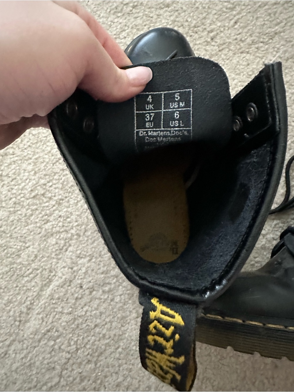 Doc Martin's 1460 Lace Up Boots - Picture 3 of 4